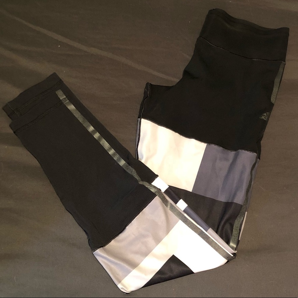 Adidas Geometric Workout Leggings Size Small